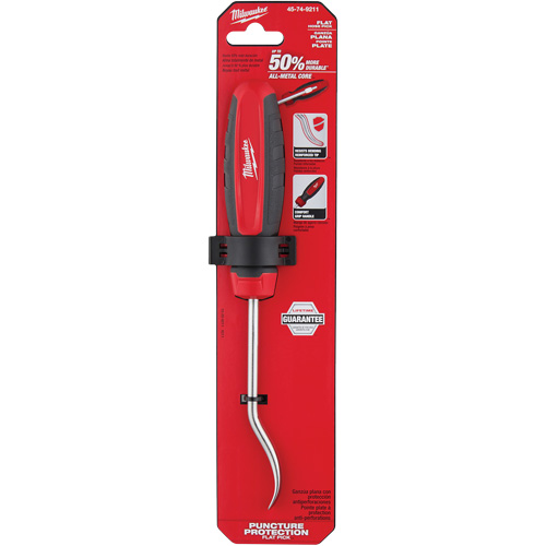 Flat Hose Pick, Overall Length, 9-3/4", Tip Material, Steel