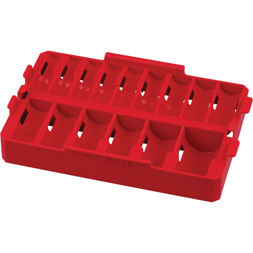 Packout? Removable 15-Piece Organizer for Shockwave? Impact Duty? 1/2" Drive Sockets, Manufacturer's Warranty, Lifetime Warranty, Colour, Red
