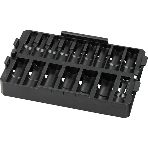 Packout? Removable 16-Piece Organizer for Shockwave? Impact Duty? 1/2" Drive Sockets, Manufacturer's Warranty, Lifetime Warranty, Colour, Black