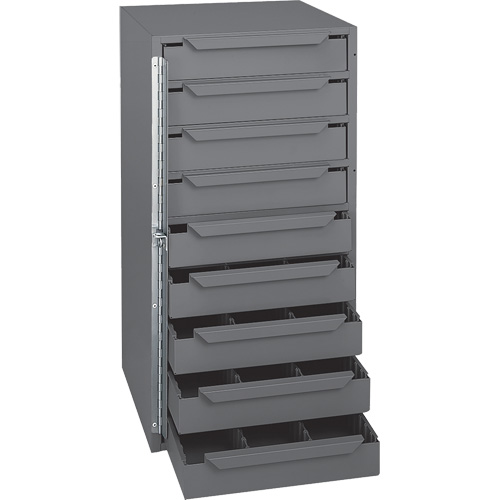 Truck Tool Storage Cabinet, Overall Dimensions (WxDxH), 12-5/8 x 12-1/8 x 24-1/2, Colour, Grey