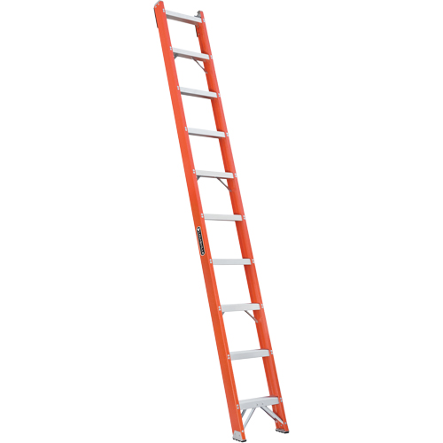 FH1000 Series Industrial Heavy-Duty Shelf Ladders, Nominal Height, 10', Material, Fibreglass, Capacity, 300 lbs., Outside Width, 15.25", Base Width, 15 1/4", Base Depth, 15 1/4"