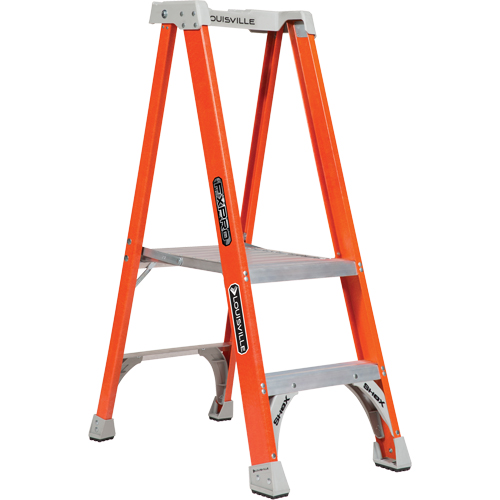 Industrial Heavy-Duty Pro Platform Stepladders (FXP1700 Series), Nominal Height, 2', Material, Fibreglass, Platform Height, 24", Capacity, 300 lbs., Platform Dimensions, 14 3/4" W x 21" D