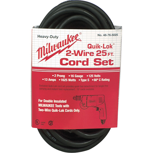 2-Wire Quik-Lok? Cord