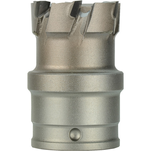 Quick Change Steel Plate Cutter, Material, Carbide, Cutter Size, 13/16", Overall Length, 2-3/4", Cutting Depth, 3/16"