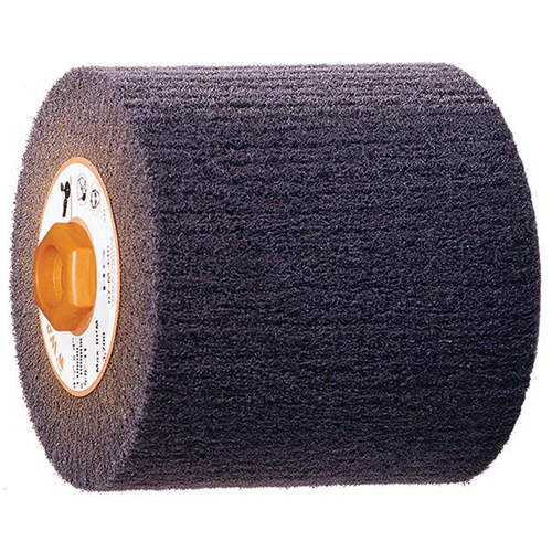 Blendex? Surface Conditioning Drum, Diameter, 4-1/2", Width, 4", Grit, HG, Arbor Hole Size, 5/8"-11, Max. RPM, 3800