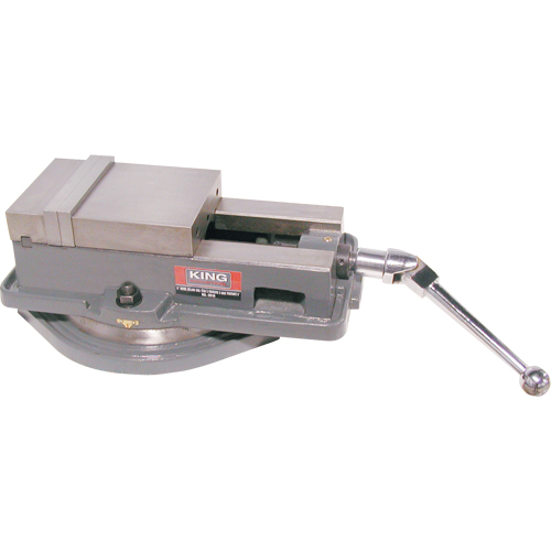 Swivel Base Milling Vises, Jaw Width, 4", Max. Opening, 4", Base Type, Swivel, Weight, 40 lbs.