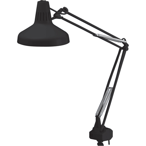 Heavy-duty Combination Task Light, Neck Length, 45", Colour, Black, Bulb Type, Fluorescent/Incandescent, Lamp Wattage, 22/60 W, Light, 22/60 W, Cord Length', 6