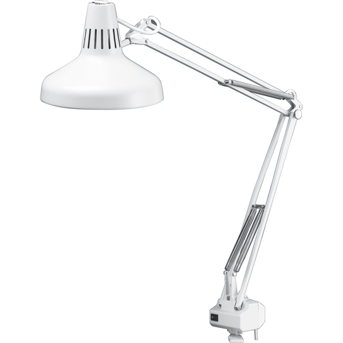 Heavy-duty Combination Task Light, Neck Length, 45", Colour, White, Bulb Type, Fluorescent/Incandescent, Lamp Wattage, 22/60 W, Light, 22/60 W, Cord Length', 6