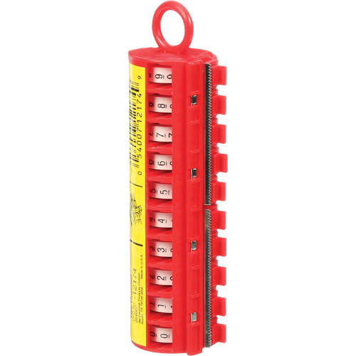 ScotchCode? Wire Marker Tape Dispenser, Adhesive Material, Acrylic, Length, 2.4 m