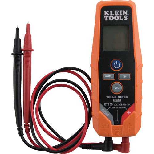 AC/DC Voltage/Continuity Tester, Display Type, Digital